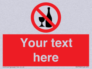 Custom prohibition no alcohol